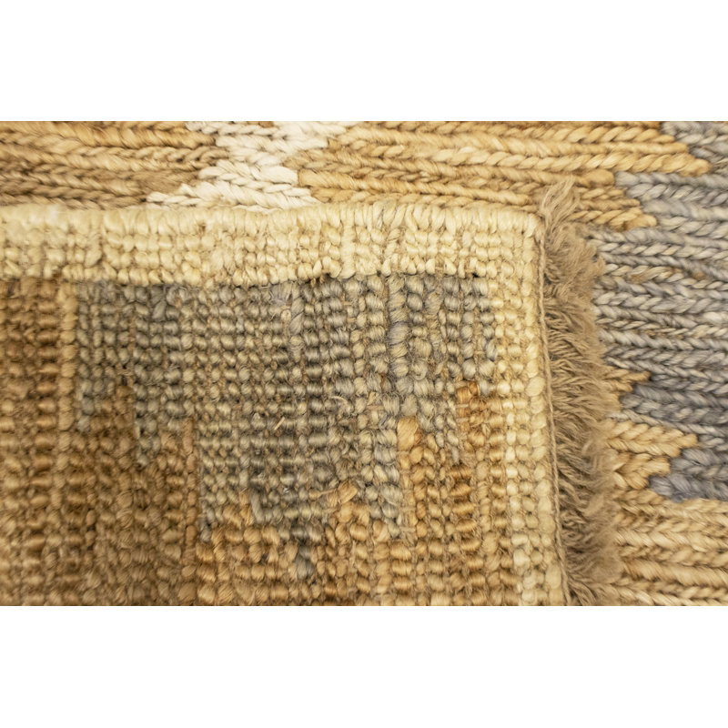 Tapis géométrique rectangulaire en jute / sisal 2 pi x 3 pi Aviston