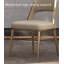 Chaise de salle à manger en acier inoxydable