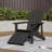 Floding Adirondack Chair With Hideaway Ottoman