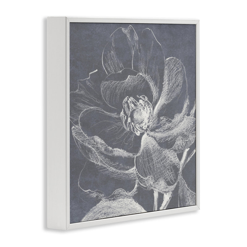 «Magnolia Sketch Impression», estampe numérique encadrée par Lanie Loreth, H 12 po x l 12 po