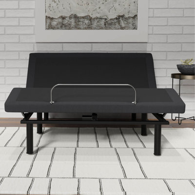 Base pour grand lit avec pieds réglables de 3 à 12 po et base de lit à commande vocale, zéro utilisateur
