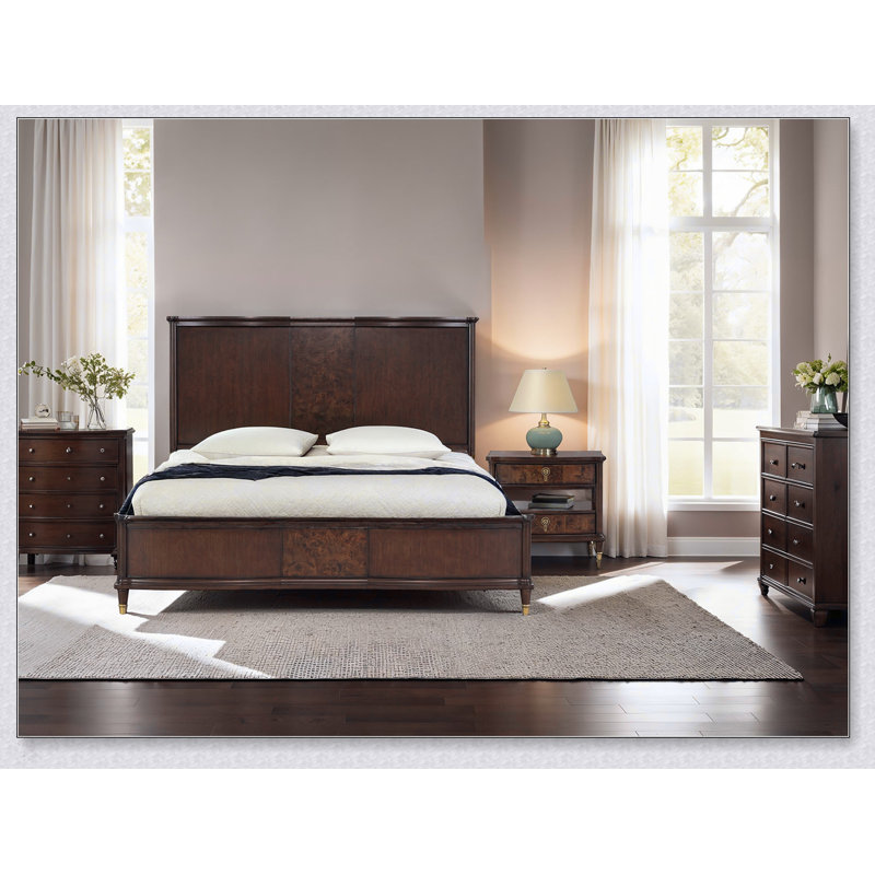 Table de chevet 1pc de style traditionnel