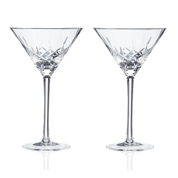 Shaker à cocktail en verre de Dublin, verre à martini en cristal
