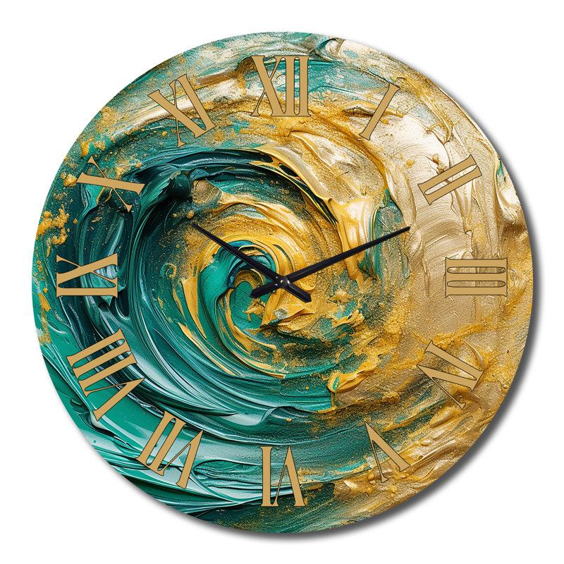 Horloge murale Golden Ocean, Grand