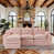 Velours côtelé rose sélectionné