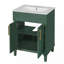 Meuble-lavabo élégant avec lavabo en céramique intégré et grand espace de rangement-2092813286