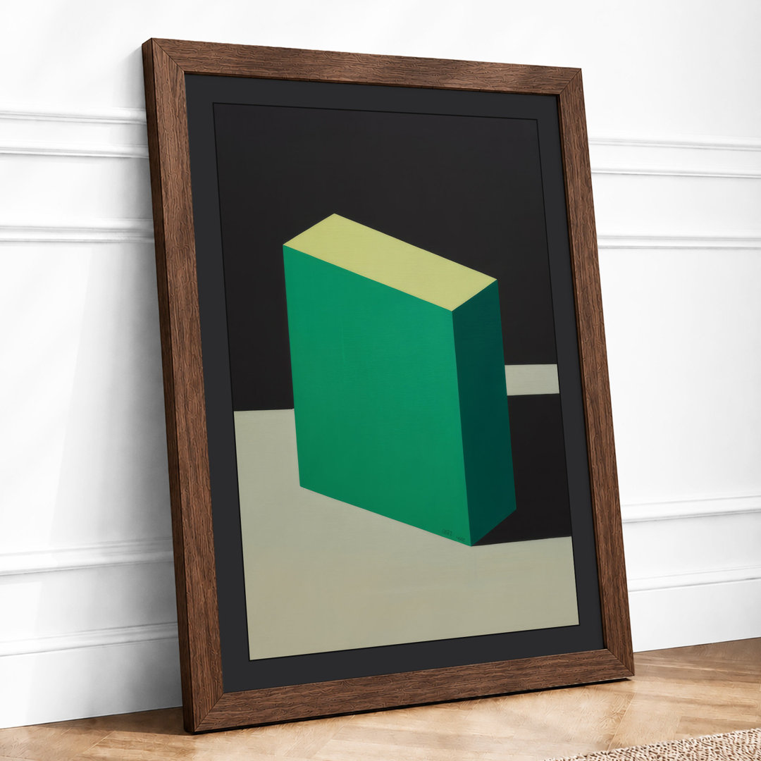 Isometric Form Minimalist Framed Art Print