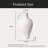Ceramic White Vase With Handle For Home Decor-1883449685
