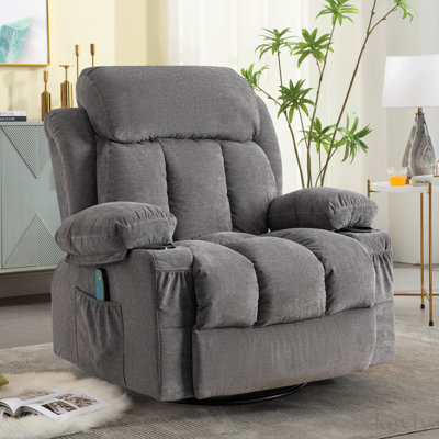 Fauteuil de massage chauffant inclinable avec USB Swinging