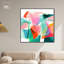 Art mural moderne abstrait sur toile, formes différentes modernes par Art Remedy-104439406-104439398