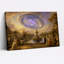 Fontaine du Grand Palais sous une galaxie tourbillonnante - Toile murale d'Halloween-939652902