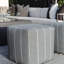 Bazaar Outdoor Ottoman with Sunbrella Cushions