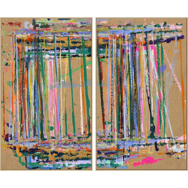 Beginnings Diptych, Canvas