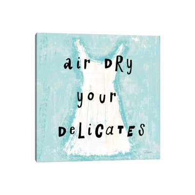 Laundry Rules VI 1 Piece Wrapped Canvas Wall Art