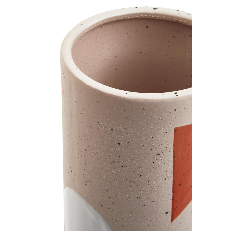 Sennett Earthenware Table Vase, 30cm H x 13cm W x 13cm D