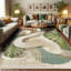 Machine Printed 152cm X 76cm Area Rug