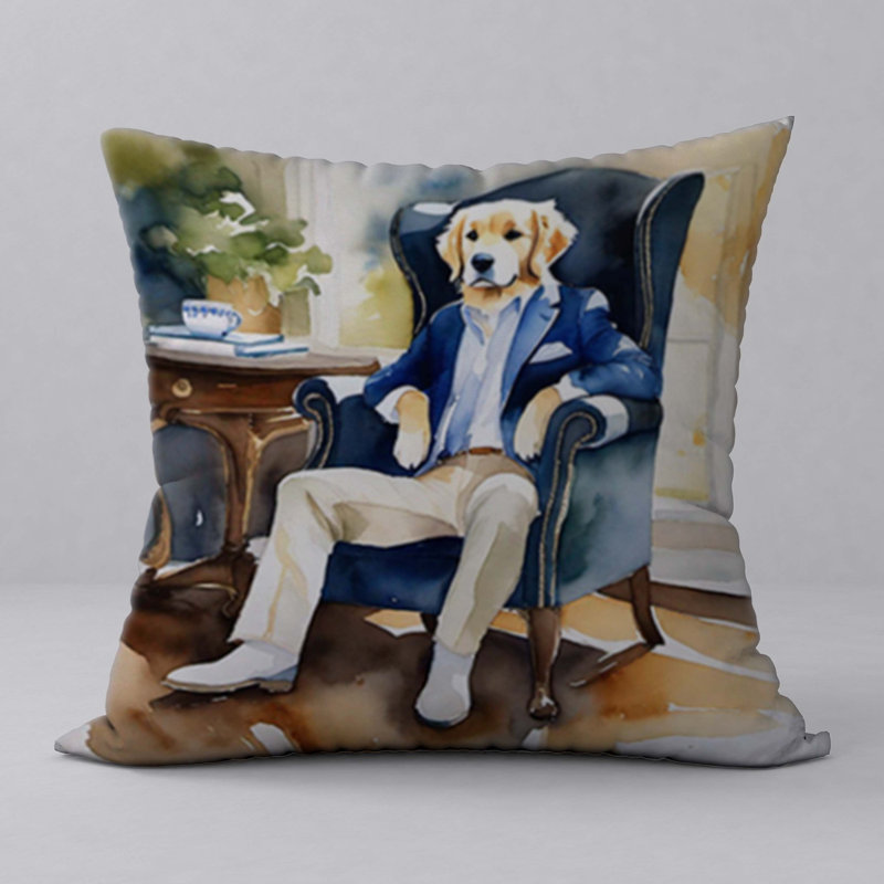 Polyester Throw Square Pillow Cover & Insert