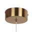 Luminaire suspendu à DEL en laiton brossé