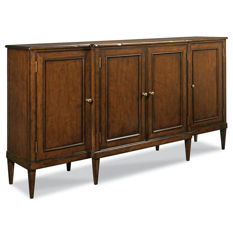 McKinley 78.5'' W Solid Wood Sideboard, Bordeaux