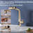 Waterfall Kitchen Faucet With Temperature Display, Single Handle Kitchen Faucet With Pull Down Sprayer, Modern Kitchen Sink Faucet, Three Water Outlet Modes-114652841