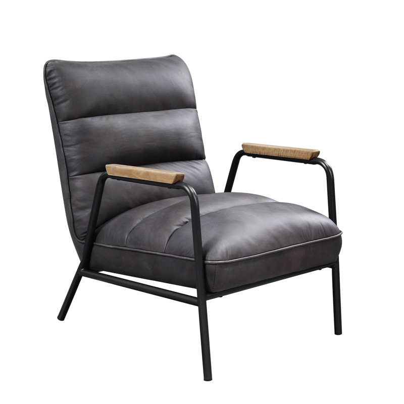 Fauteuil d'appoint gris mat Matt