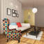Headrick Velvet Wingback Chair