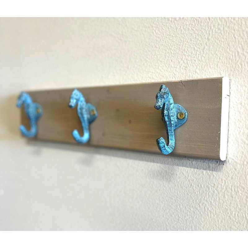 Pebley Solid Wood Wall 3 - Hook Wall Mounted Coat Rack