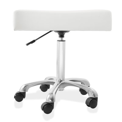  Height Adjustable Rolling Stool