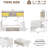 Daybed with High Bookcase & 6 Storage Drawers, 76.4"L x 39"W x 60.6"H-420381307-420381304