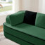 Canapé modulaire en L 106 po sans assemblage en L Teddy - Accoudoirs courbés et couleur contrastante pour le salon-1414040219-1414040221