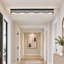 1-Light 45.28" Black LED Dimmable Flush Mount