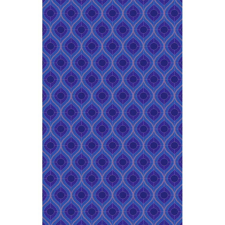 Denver Flatweave Leather Geometric Indoor Rug