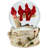 Kurt Adler Wind-Up Musical Cardinals with Tree We Wish You A Merry Christmas Water Globe, 4in