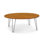 Sage Round Coffee Table With Metal Legs