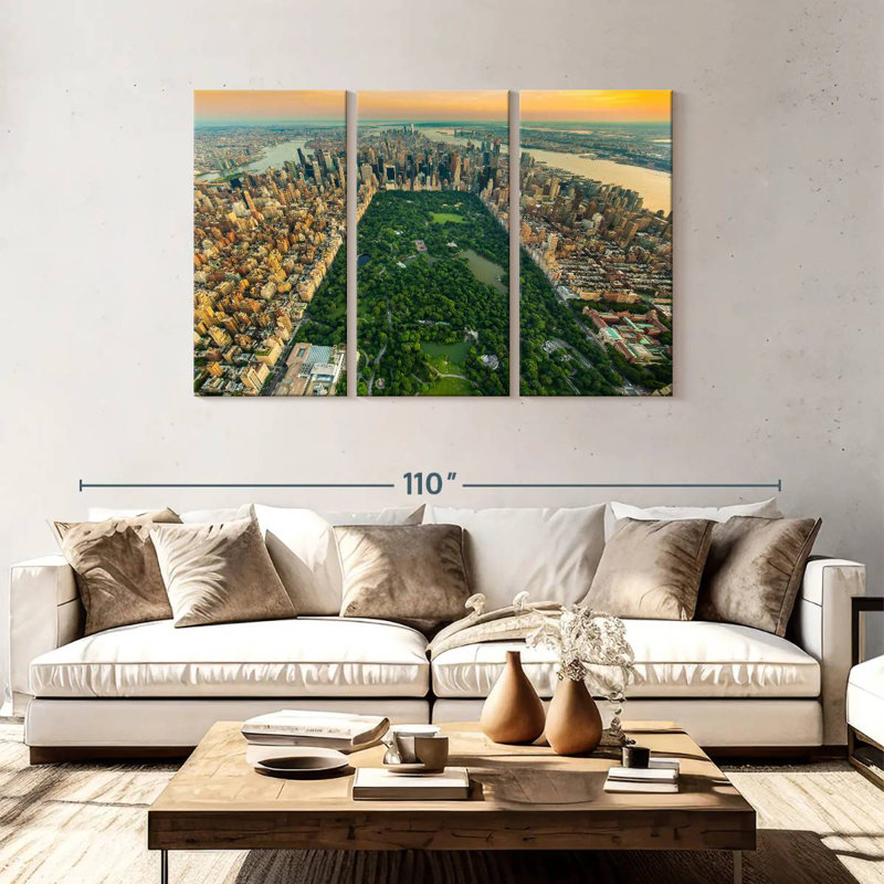 Rorry Central Park Summer Day, 48" H x 74" W