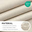 Panneaux de rideaux isolants 100% occultants en mélange de lin à plis pincés Écru (ensemble de 2)-130026331-130026337