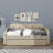 Twin Fabric-Covered Daybed With Pull-Out Trundle-2135423723