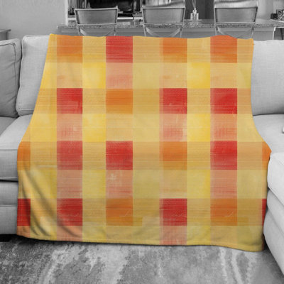 Checkered Throw Blanket
