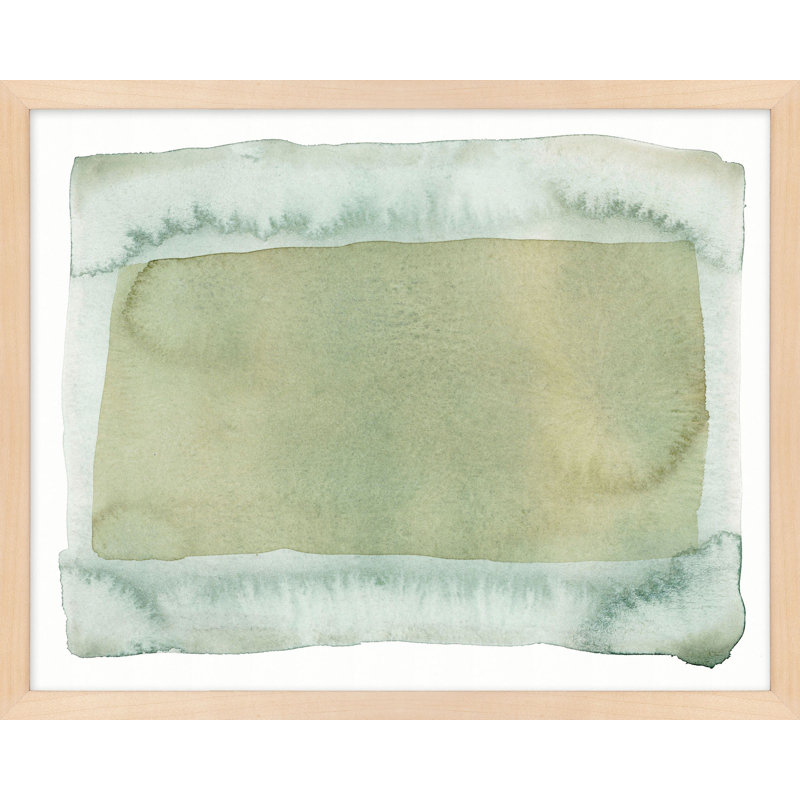 Green On Green Print by Jacques Pilon, 24" H x 30" W, Brown