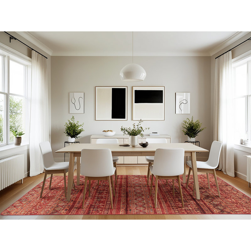 Abstract Indoor Rug, Rectangle 7' x 10'