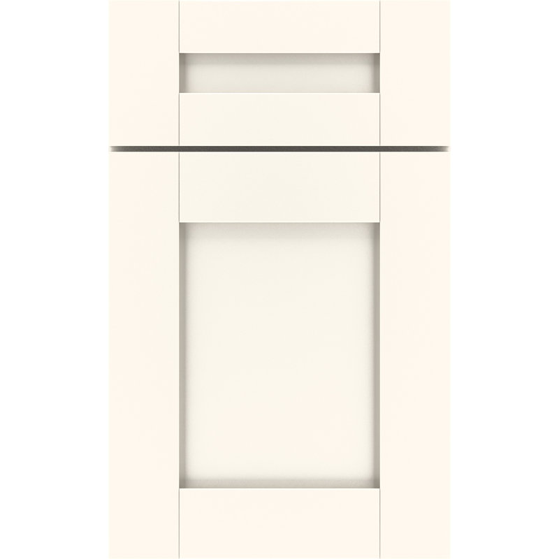 Dwelling Claredon Door Sample, Laminate, White