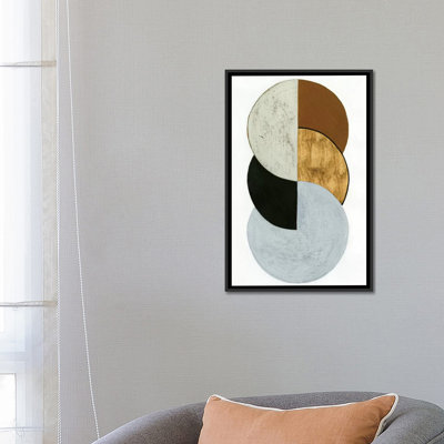 Stacked Coins I par Grace Popp - Giclée sur toile tendue avec châssis