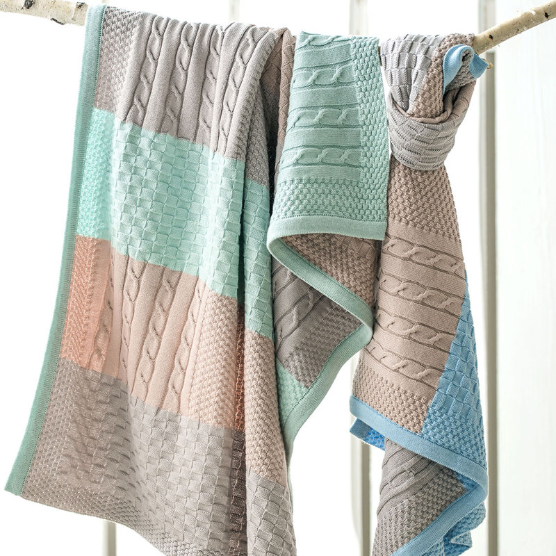 Cotton Baby Blanket, Green
