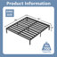 Base de lit plateforme robuste de 14 po avec lattes en acier renforcé Base E-1912168808-1907974599