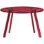 Table basse ronde de patio, table d'appoint d'extérieur résistante aux intempéries-128955600