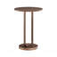 Table d'appoint ronde en bronze antique Tareel