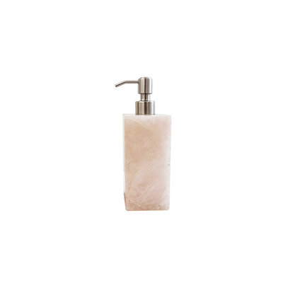 Premium Rose Quartz Lotion Dispenser