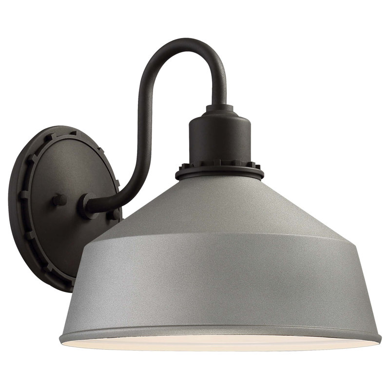 Julia Wall Light, 9.75" H x 10" W x 11.5" D, Sand Silver
