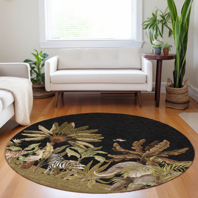 Premium Machine Washable Cerrito AMF203 Midnight Rug