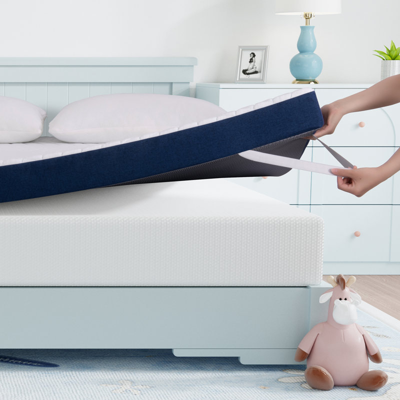 7cm Memory Foam Mattress Topper, 7-Zone Design for Comfortable Sleep, Medium Feeling, Double (4'6)